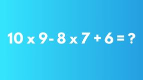 Wskaż wynik równania. Ile to jest 10x9-8x7+6?