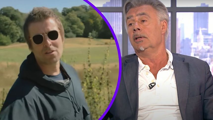 Po lewej -  Liam Gallagher, po prawej - Glen Matlock