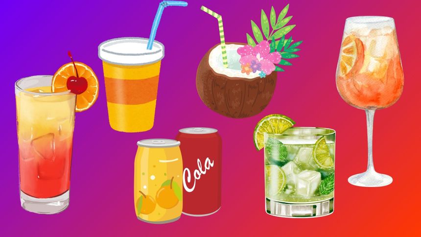 Psychotest. Wybierz wakacyjny napój