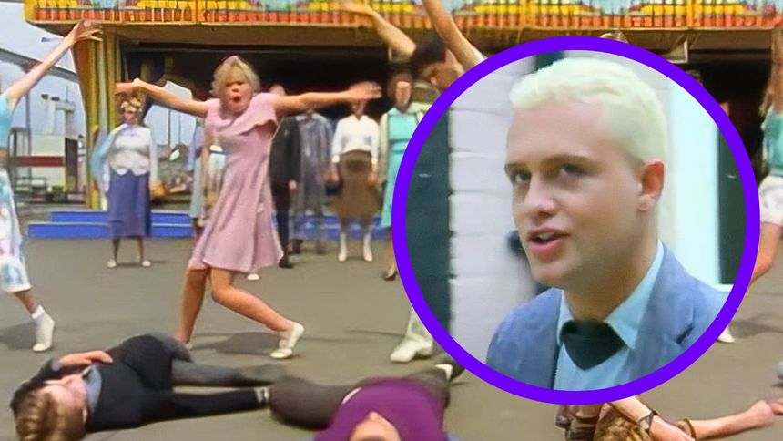 Kadr z teledysku do piosenki "Some People" Belouis Some