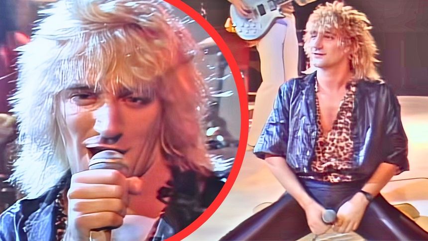 Rod Stewart pod koniec lat 70. wydał kolejny wielki hit.