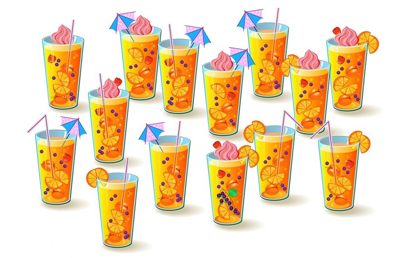 14 prawie identycznych drinków