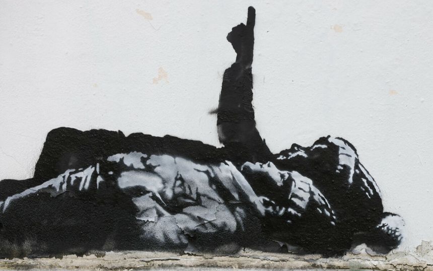 Nowy mural Banksy'ego w Londynie