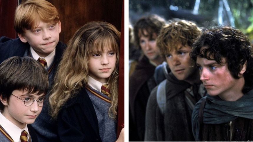 Dwa zdjęcia: dzieci z 