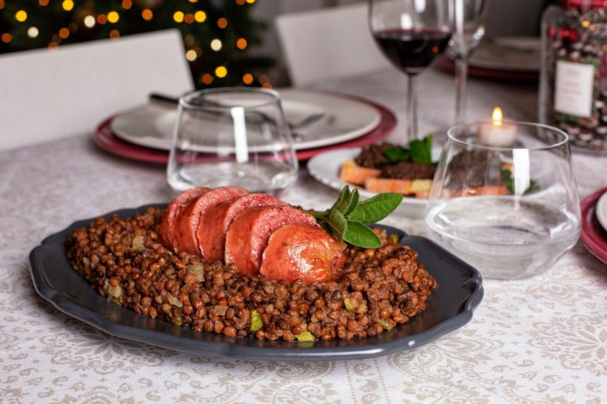 Cotechino con lenticchie