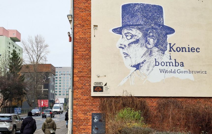 Witold Gombrowicz i Ferdydurke, mural