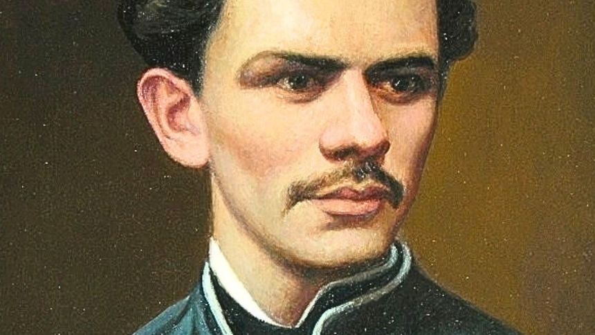 Portret Stefana Żeromskiego w młodości