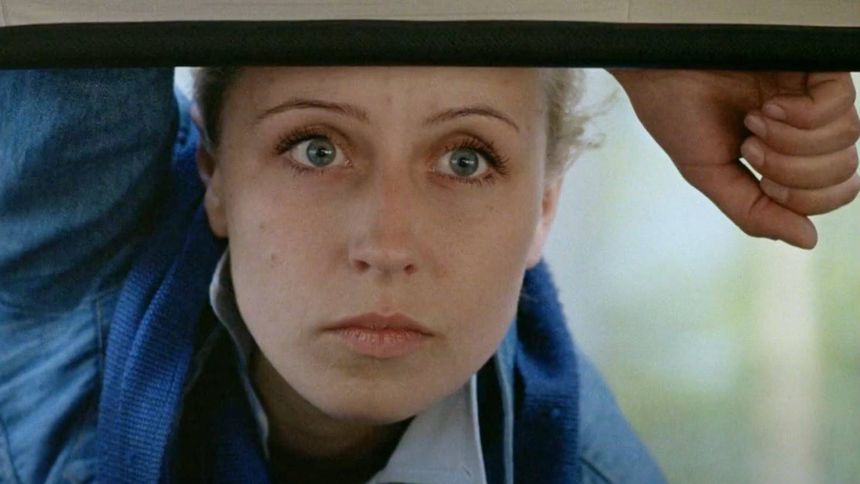 Krystyna Janda w filmie "Człowiek z marmuru"