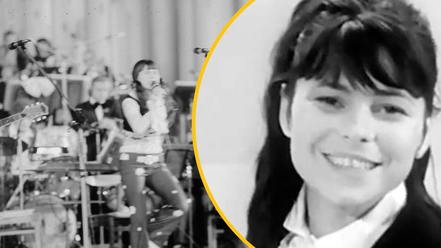 Karin Stanek podczas występu w Opolu