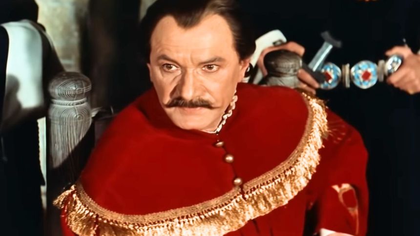 Tadeusz Białoszczyński w filmie "Krzyżacy"