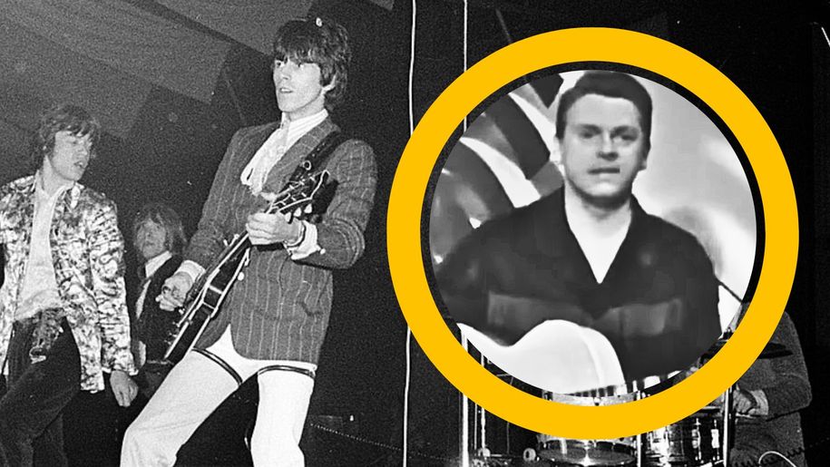 W tle: koncert The Rolling Stones w Pradze.