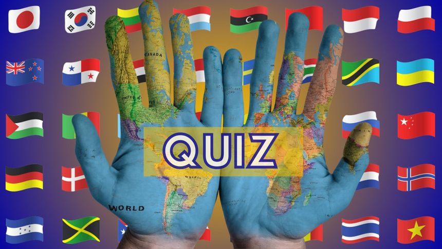 Quiz geograficzny - flagi świata