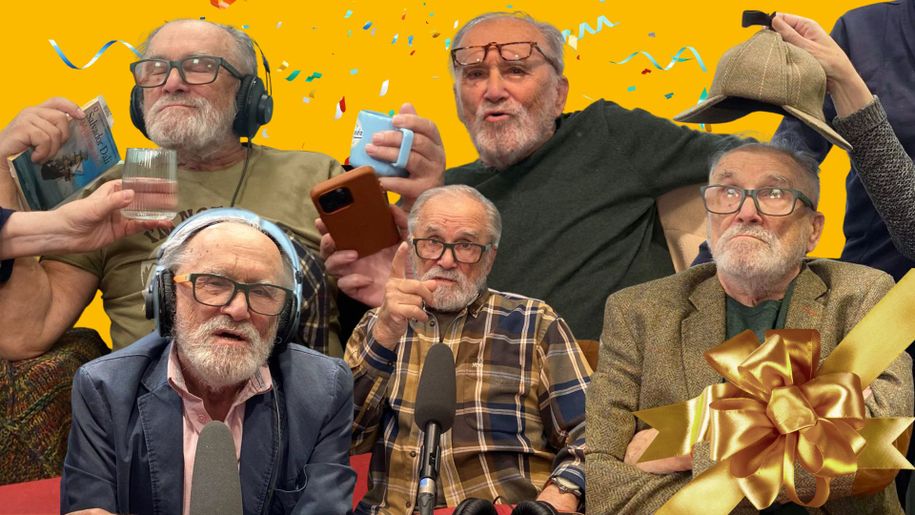 Włodzimierz Zientarski świętuje
