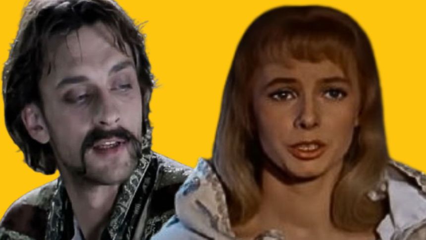 Kadry z filmu "Krzyżacy" i "Ogniem i mieczem"