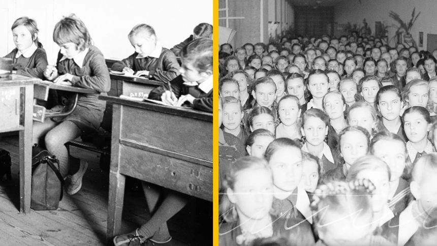 Kartkówka ze szkoły PRL