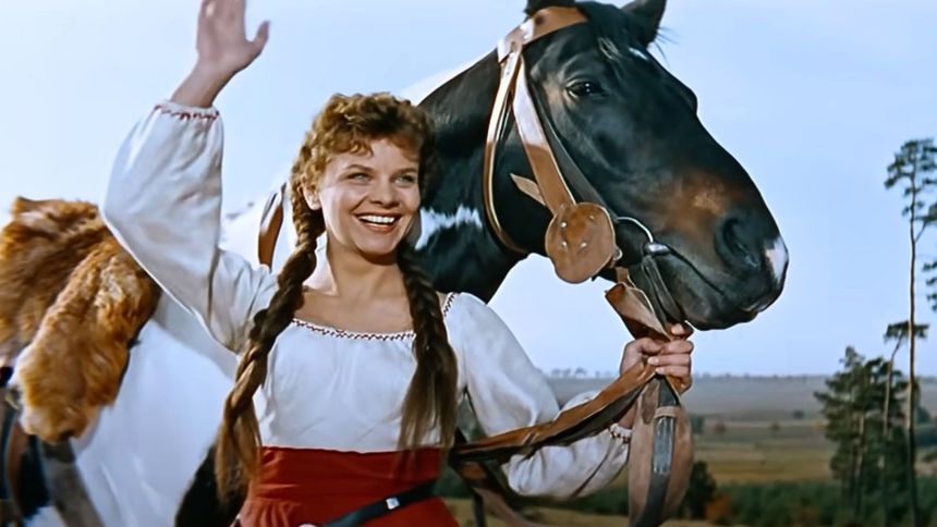 Urszula Modrzyńska w filmie "Krzyżacy"