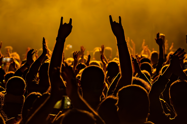 Koncert rockowy - materiał poglądowy