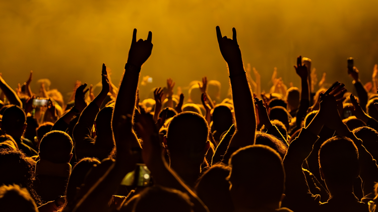 Koncert rockowy - materiał poglądowy