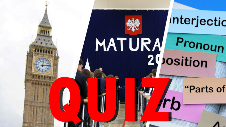 Big Ben, matura, słownik angielskiego - materiały poglądowe