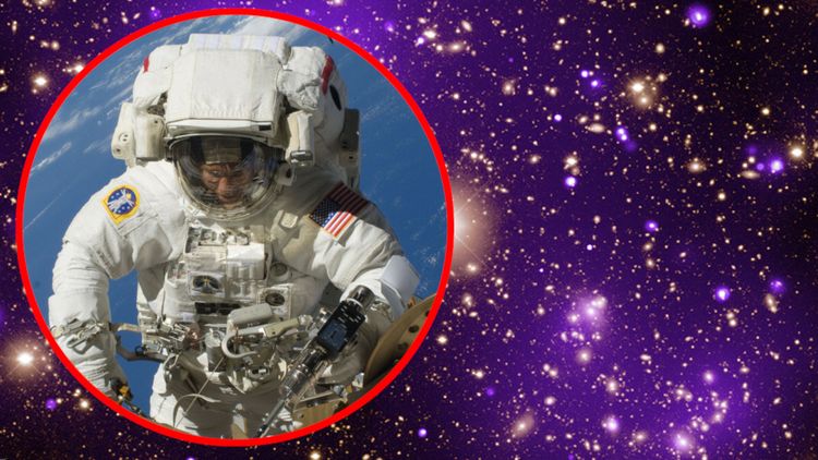 Kosmonauta z NASA - materiał poglądowy