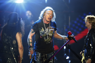 Guns N' Roses podczas koncertu