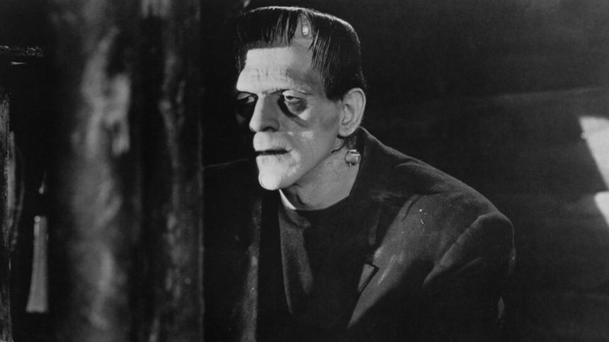 Frankenstein - Boris Karloff - kadr z filmu 