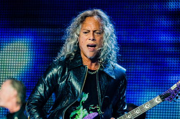 Kirk Hammett podczas koncertu