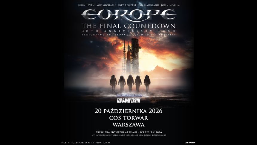 Europe zagra koncert w Polsce