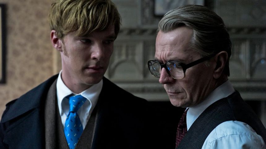 Szpieg - Benedict Cumberbath, Gary Oldman - kadr z filmu