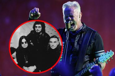 James Hetflield - Metallica, Black Sabbath