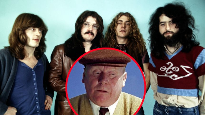 Led Zeppelin, Gert Fröbe - kadr z filmu Goldfinger