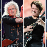 Carlos Santana, Brian May, Eddie Van Halen, David Gilmour