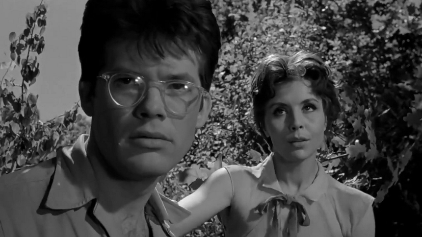 Zbigniew Cybulski, Sonja Zieman - kadr z filmu Ósmy dzień tygodnia