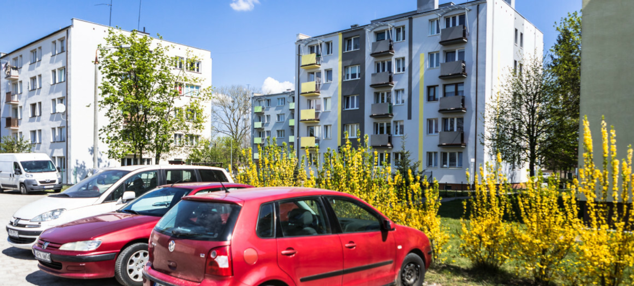 Parking osiedlowy - materiał poglądowy 