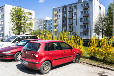 Parking osiedlowy - materiał poglądowy 