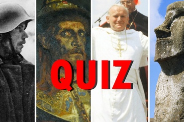 Żołnierz z II wojny światowej, Iwan Gorźny, Jan Paweł II, posąg z Wysp Wielkanocnych