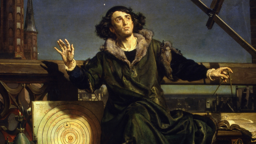 Astronom Kopernik, czyli rozmowa z Bogiem - Jan Matejko