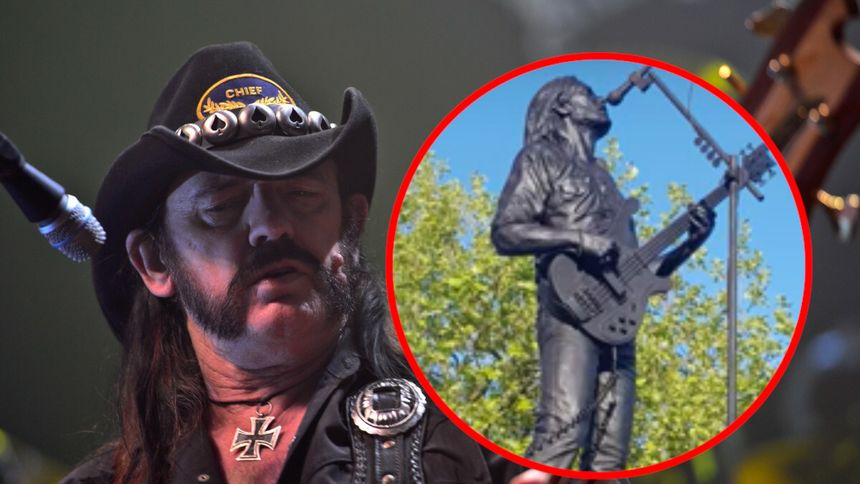Lemmy Kilmister z Motorhead, pomnik Lemmy'ego