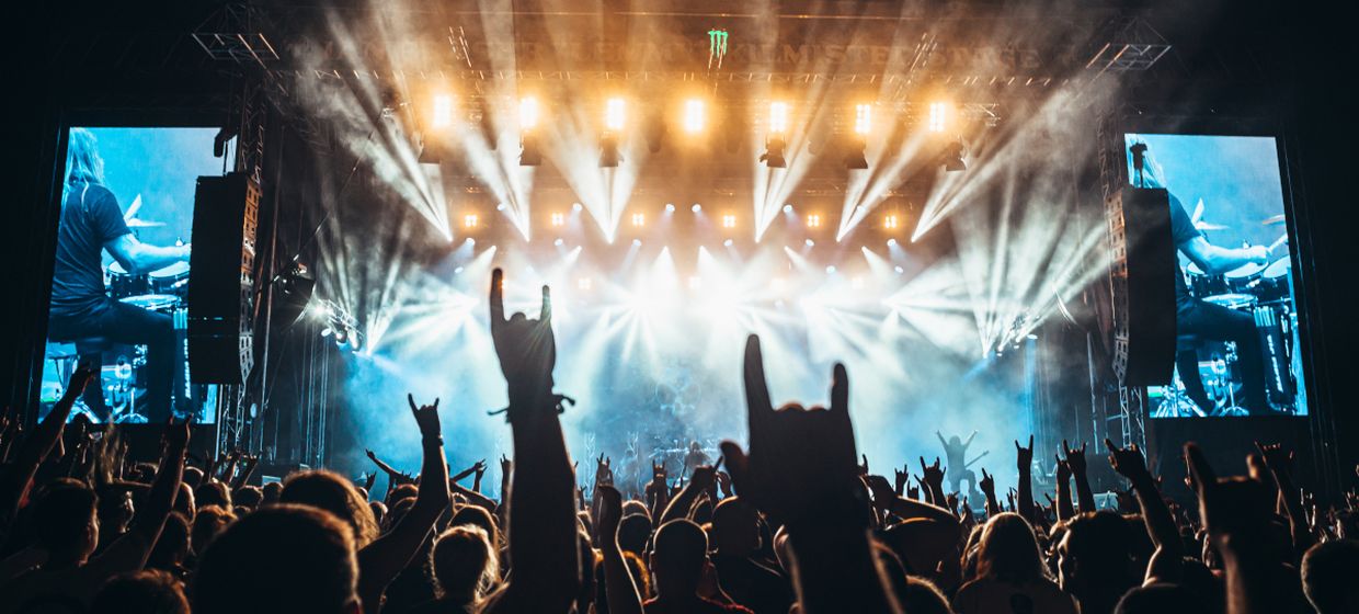 Koncert metalowy - materiał poglądowy