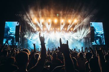 Koncert metalowy - materiał poglądowy