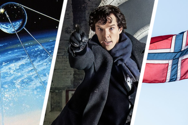 Sputnik 1, Sherlock Holme, flaga Norwegi
