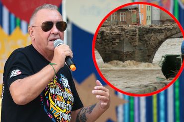 Jerzy Owsiak, skutki powodzi w Lądek-Zdroju