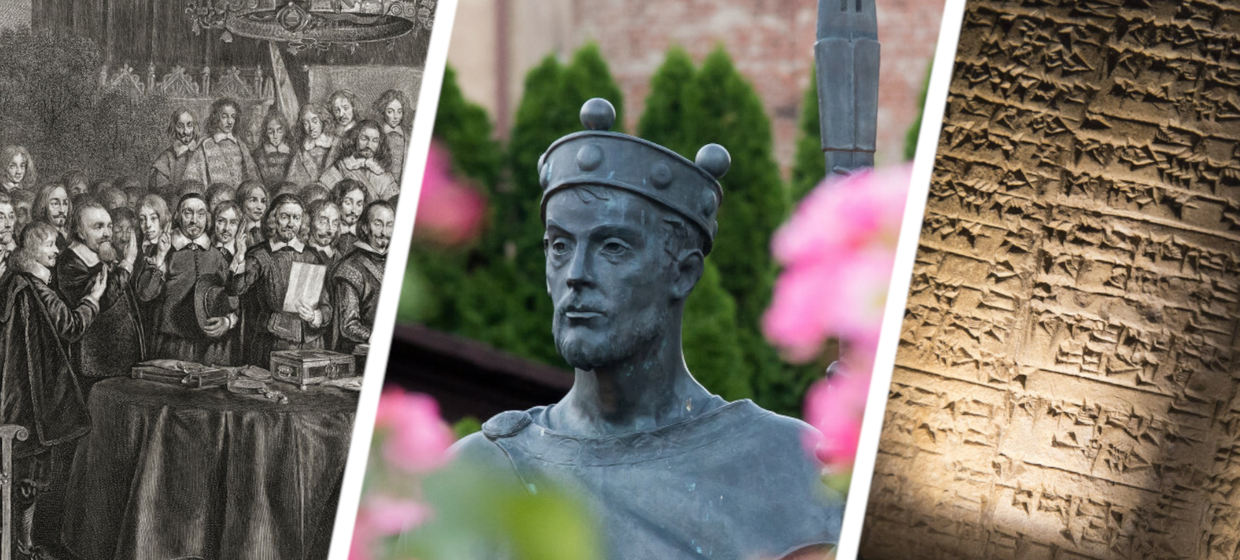 Pokój Westfalski, Mieszko II Lambert, pismo klinowe