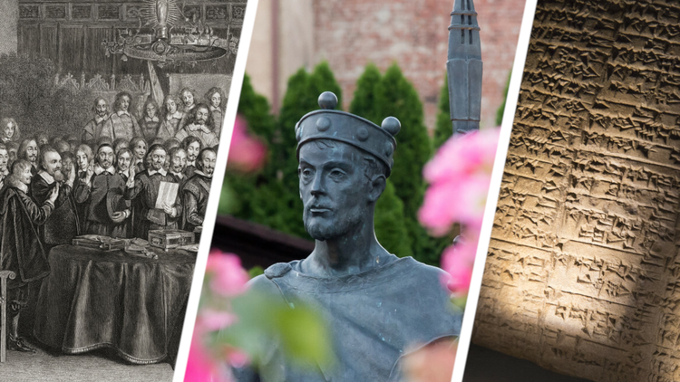 Pokój Westfalski, Mieszko II Lambert, pismo klinowe