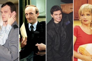 Cezary Pazura w "13 Posterunku", Tadeusz Norek, Posterunkowy z "Rodziny Zastępczej", Alina z "Miodowych lat"