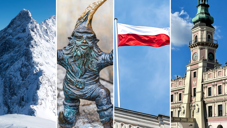 Rysy, flaga Polski, wrocławski krasnal, Zamość