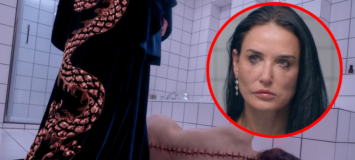 Demi Moore - Substancja - kadr z filmu
