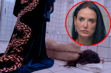 Demi Moore - Substancja - kadr z filmu