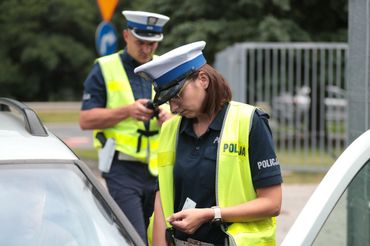Kontrola policji - materiał pogląowy