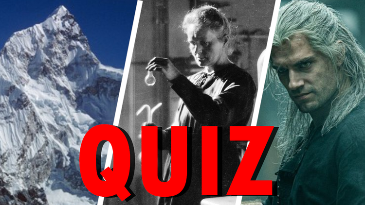 Moutn Everest, Maria Curie-Skłodowska, Henry Cavill jako Wiedźmin